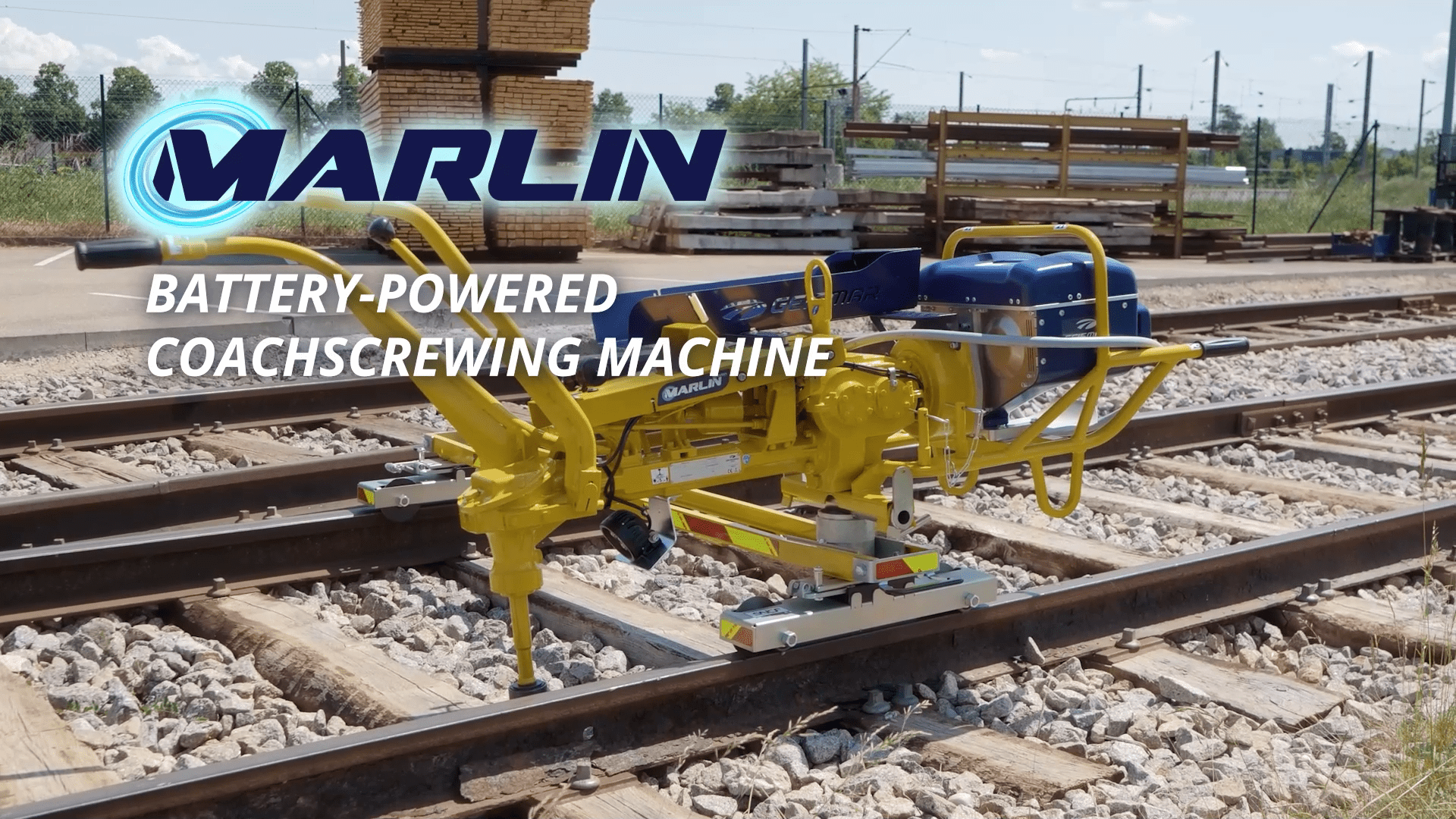 Marlin | Battery-powered coachscrewing machine | Geismar | Лидер в области  оборудования для обслуживания железнодорожного транспорта