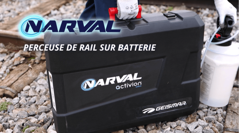 NARVAL | Perceuse de rail sur batterie