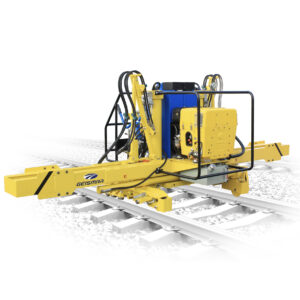 MPR rail threader by Geismar laying on track