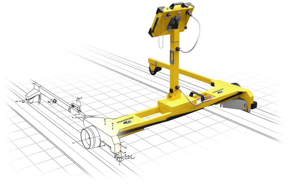 Track geometry & switch geometry digital measuring and recording