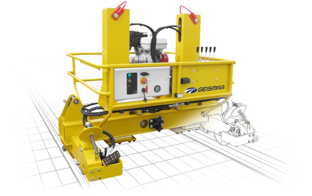 Lorry de nivellement et de ripage de la voie LNR 528 & LNR 529 Geismar