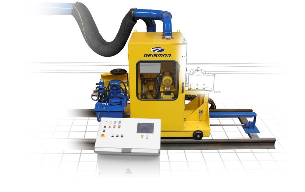 Automatic rail foot grinding machine MS 200 Geismar