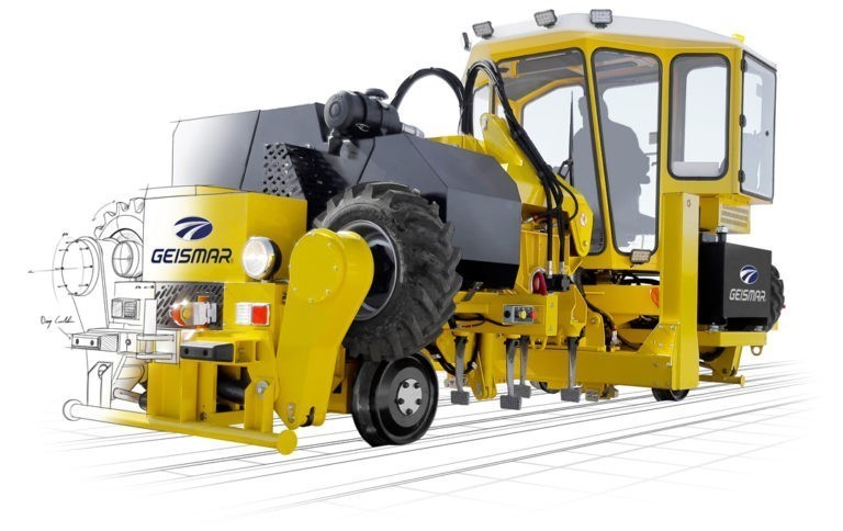 BRAD | Self-propelled and off-trackable ballast tamping machine | Geismar