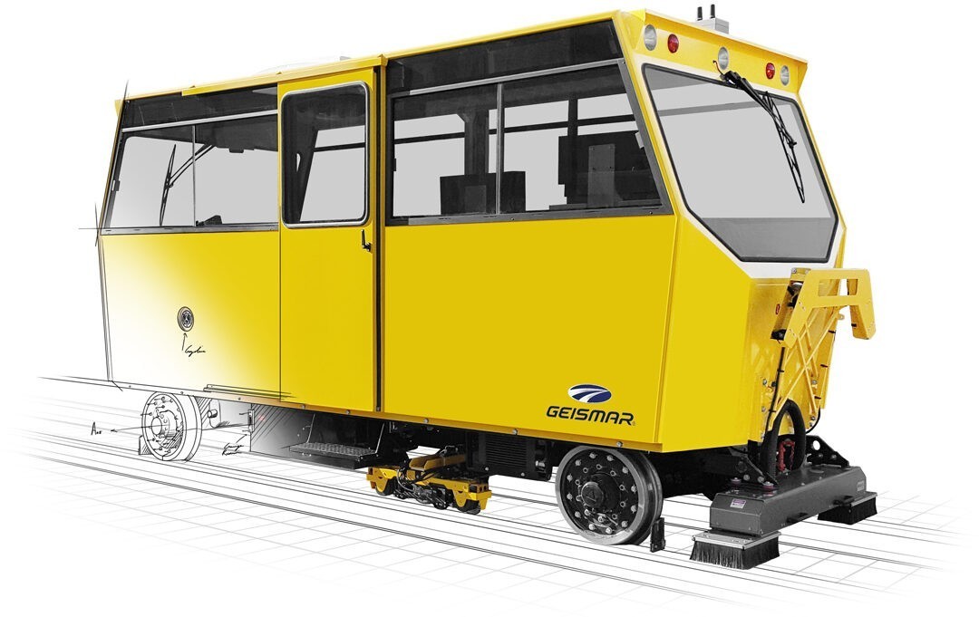 Track measurement and Ultrasonic inspection trolley VIGILIS 400 Geismar