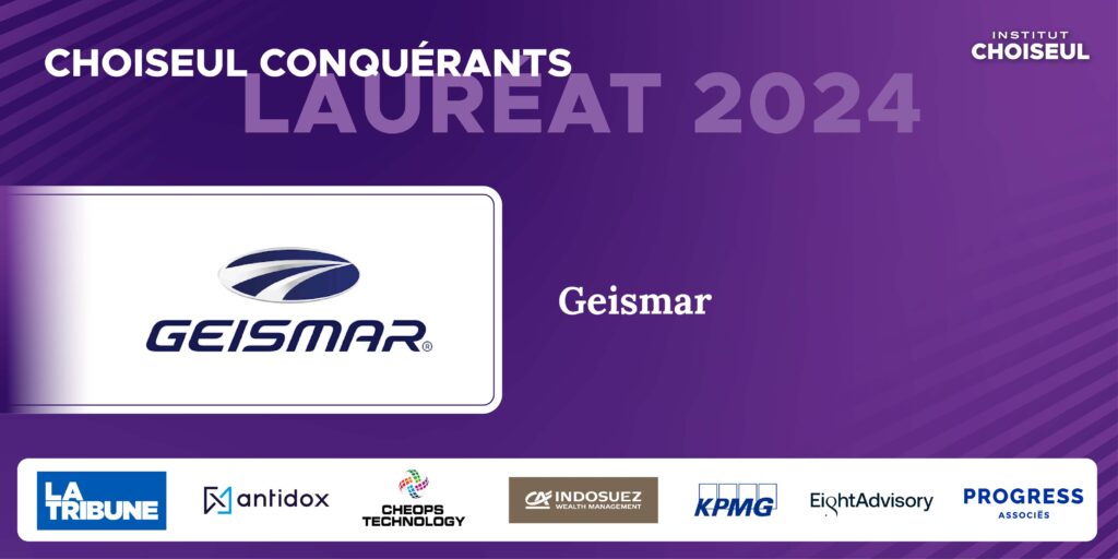 Geismar Lauréat 2024 du classement Choiseul Conquérants pour les ETI qui résistent le mieux